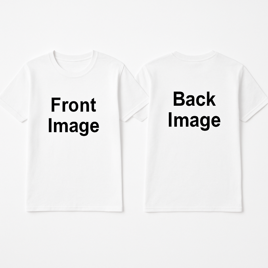 π₯ Custom Double-Sided Tee β Your Style, Front & Back!