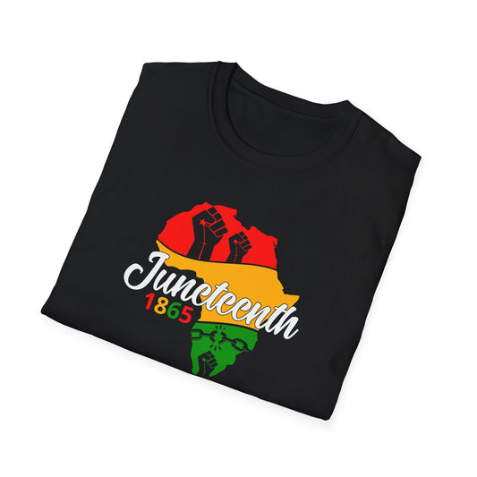 Juneteenth Heritage T-Shirt – Red, Yellow, Green Africa