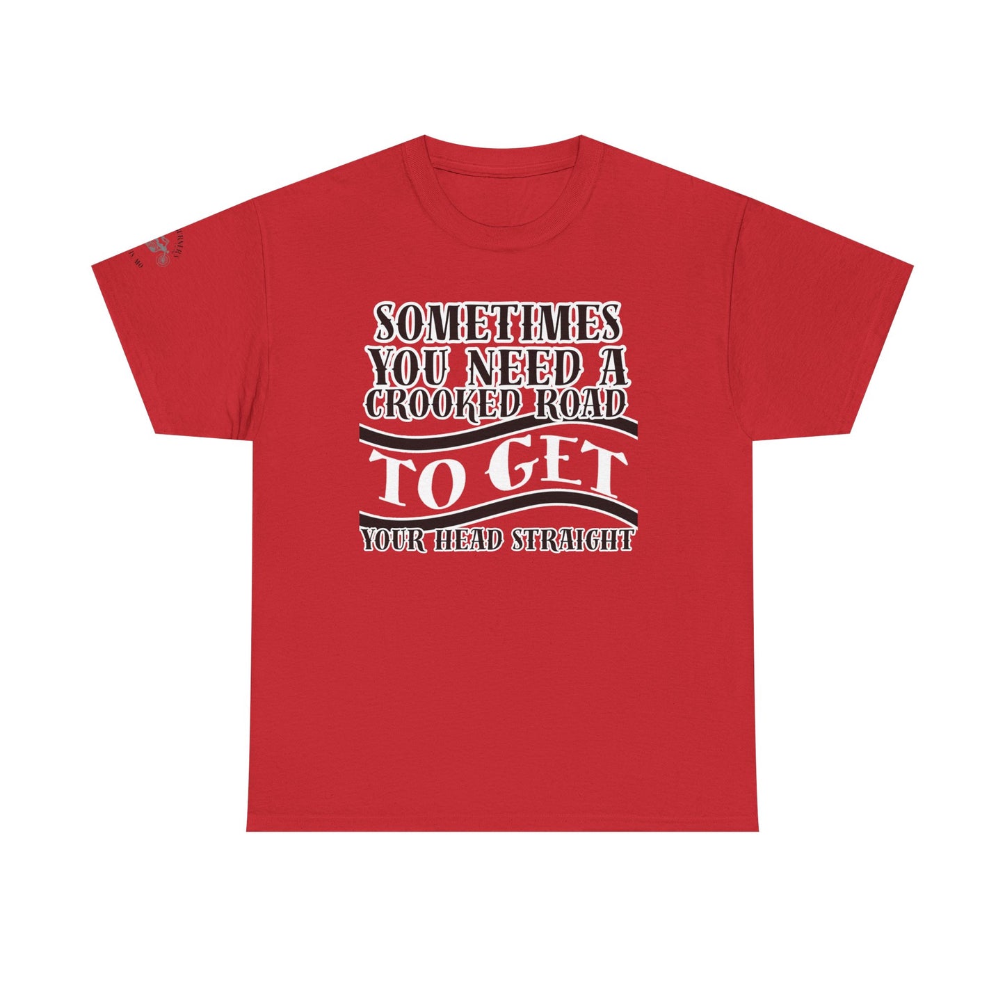 Crooked Roads, Clear Minds Tee w/ Personalized Sleeve