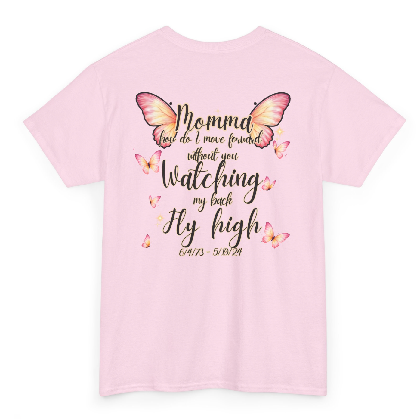 My Day My Way Birthday Tribute Butterfly Tee – Personalized Memorial Celebration Shirt