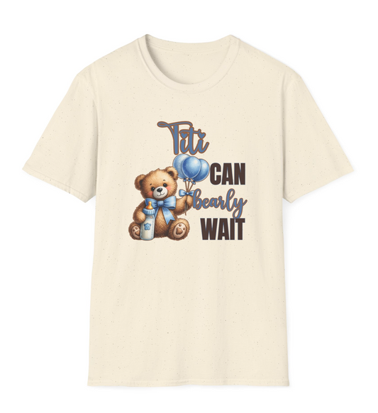 "Can Bearly Wait” Teddy Bear Baby Shower Shirt