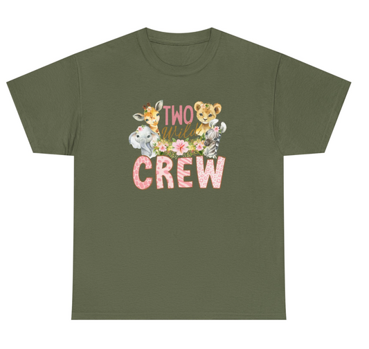 π βTwo Wild Crewβ Personalized Birthday Tee β For the Grown-Ups Who Party Just as Hard! π