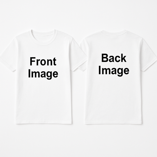 🔥 Custom Double-Sided Tee – Your Style, Front & Back!