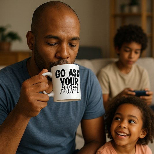 Funny Dad Mug Ask Your Mom Father's Day Gift