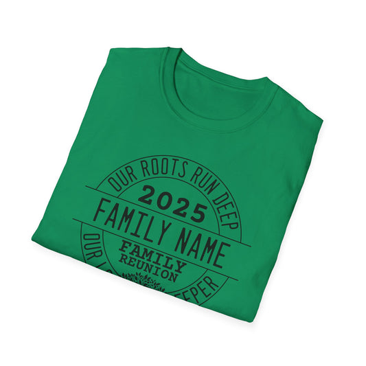 🌳 Custom Family Reunion Tee – Our Roots Run Deep, Our Love Runs Deeper 💚
