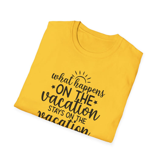 🍹🌴 What Happens on the Vacation Stays on the Vacation Tee 😎✈️