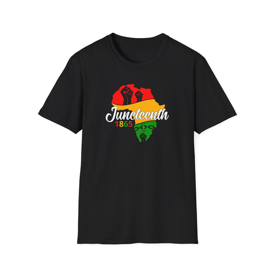 Juneteenth Heritage T-Shirt – Red, Yellow, Green Africa