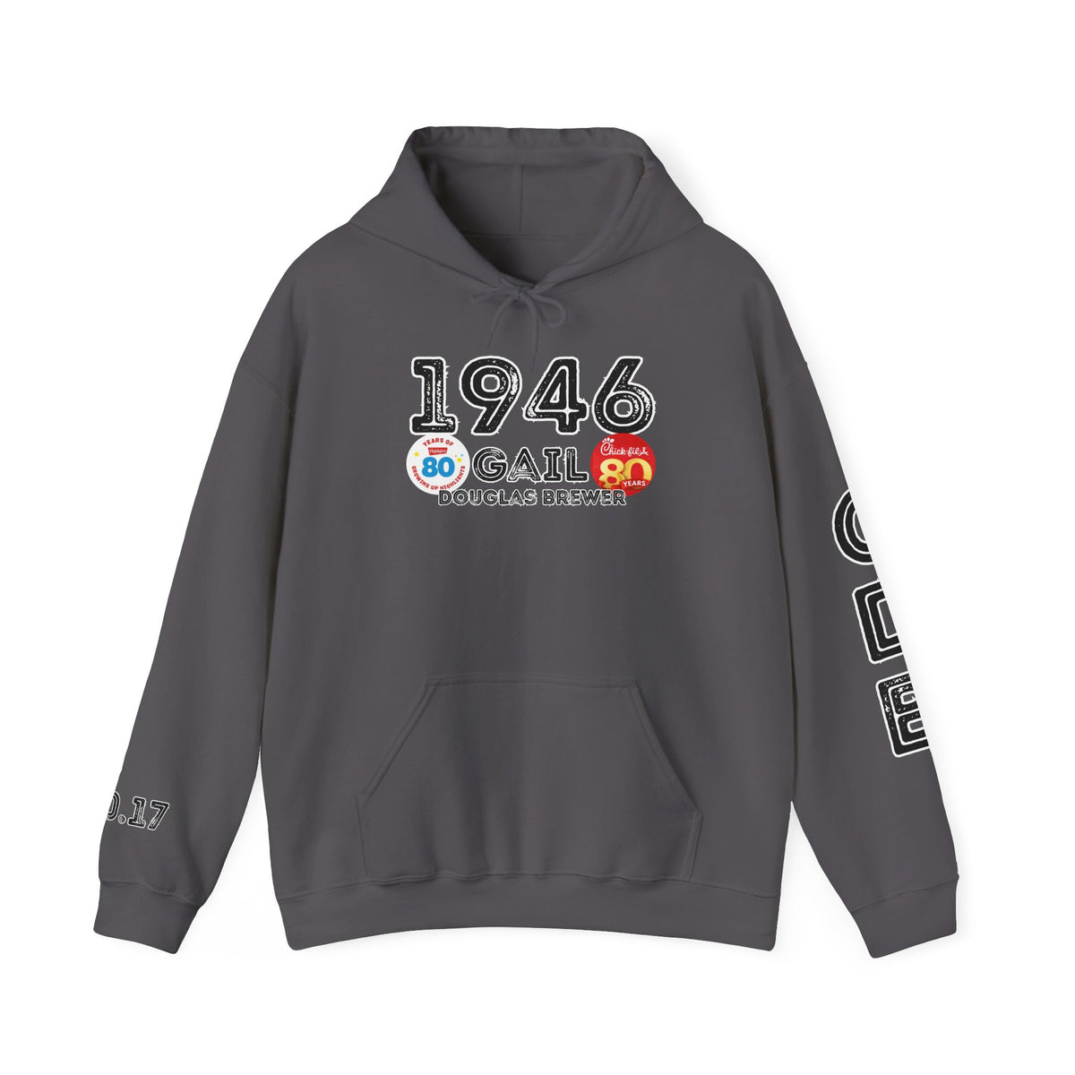 🎉 Personalized 80th Birthday Hoodie