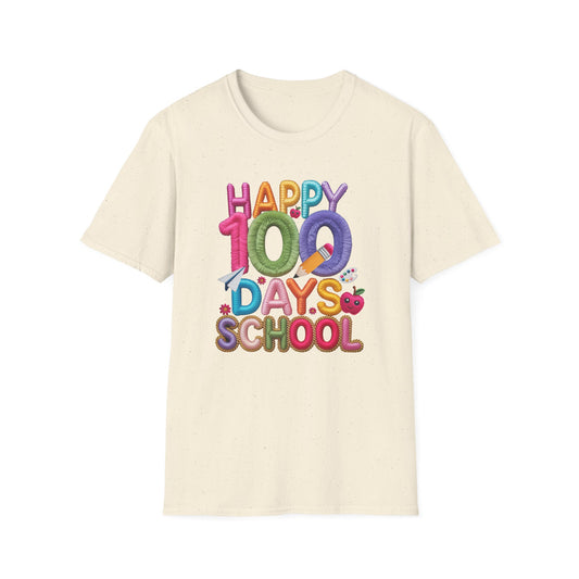 Happy 100 Days of School Teacher Tee