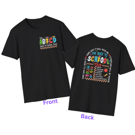 Back to School Tour Tee - Teacher Edition