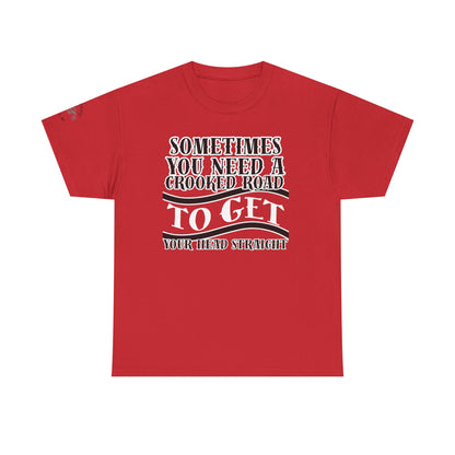 Crooked Roads, Clear Minds Tee w/ Personalized Sleeve