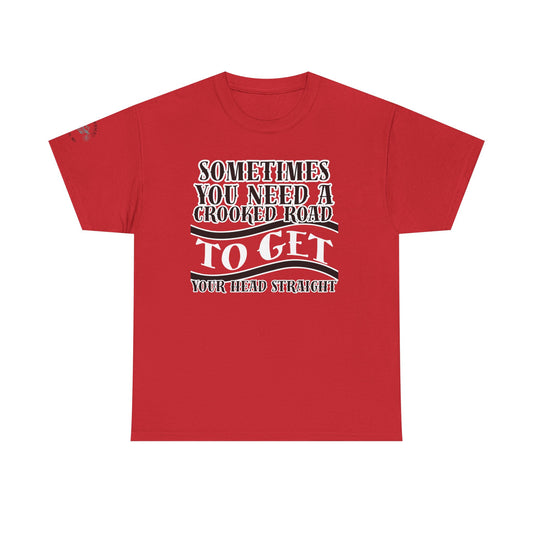 Crooked Roads, Clear Minds Tee w/ Personalized Sleeve