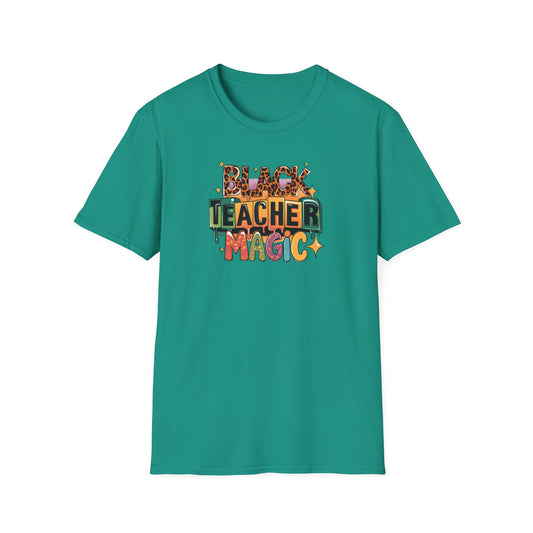 ✨ Black Teacher Magic Tee – Bold, Brilliant & Unapologetically You! ✨