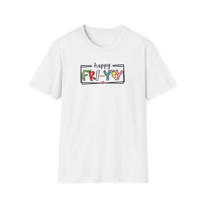 ✨ Happy Fri-YAY! Graphic Tee – Celebrate Fridays in Style 🎉