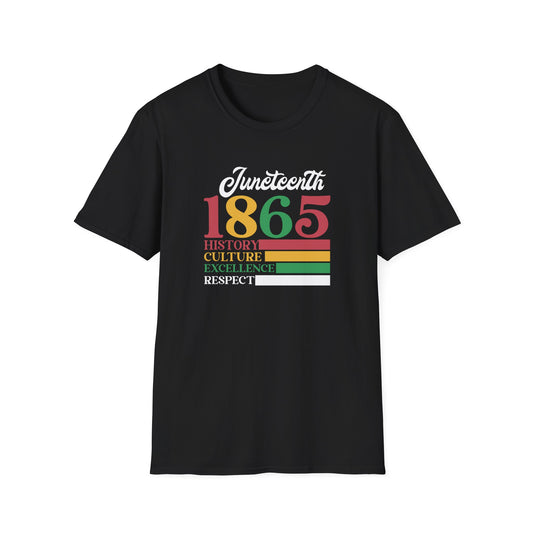 🖤 Juneteenth Tee – History. Culture. Excellence. Respect. ✊🏾
