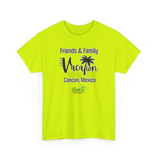 🌴💚 Friends & Family Vibes: Cancun 2026 Vacation Tee ✈️🌊