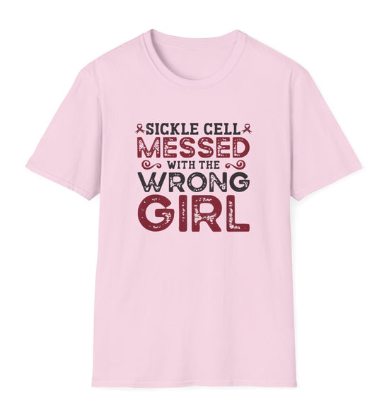 💪 Sickle Cell Messed with the Wrong Girl Tee – Warrior Edition