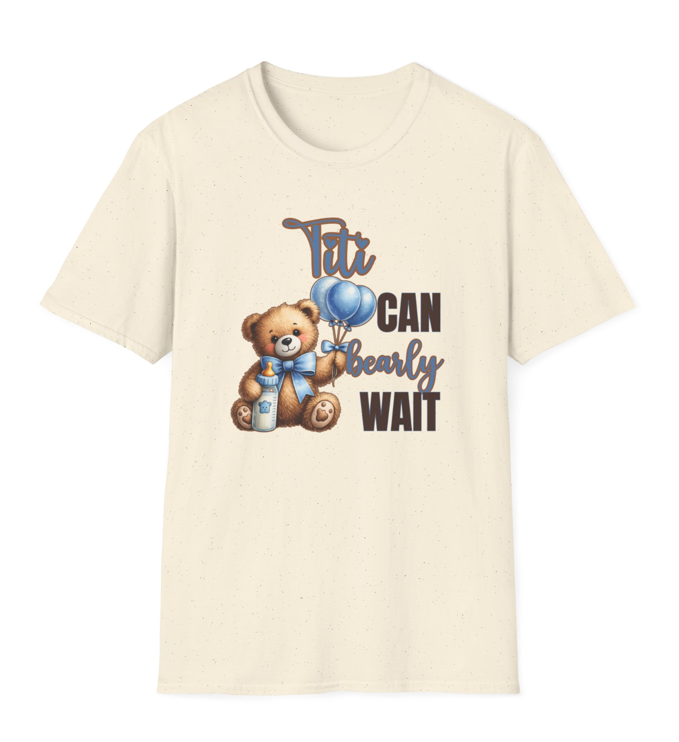 "Can Bearly Wait” Teddy Bear Baby Shower Shirt