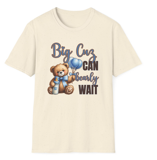 "Can Bearly Wait” Teddy Bear Baby Shower Shirt
