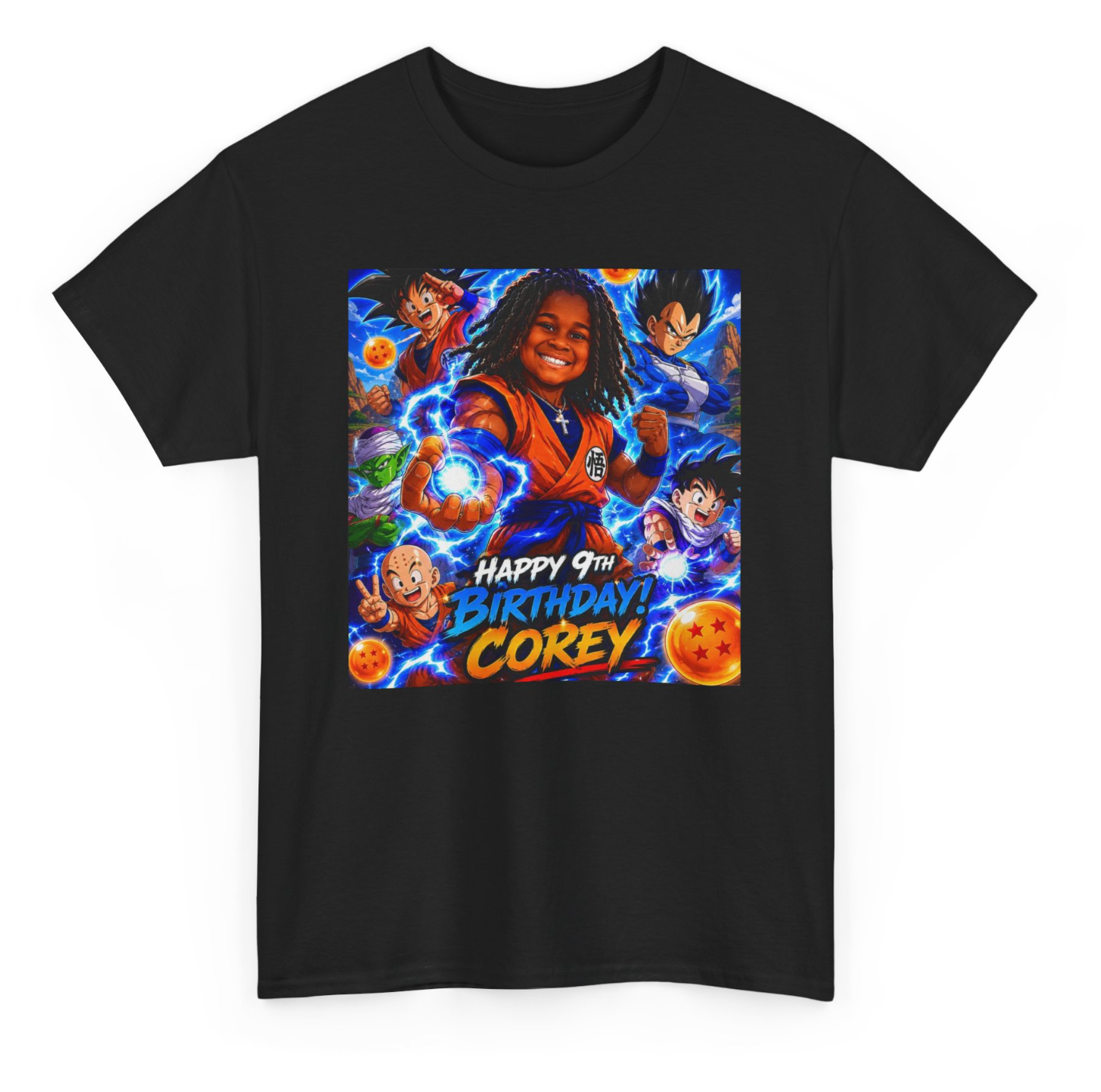Corey's Dragon Ball Z 9th Birthday Tee ⚡🐉