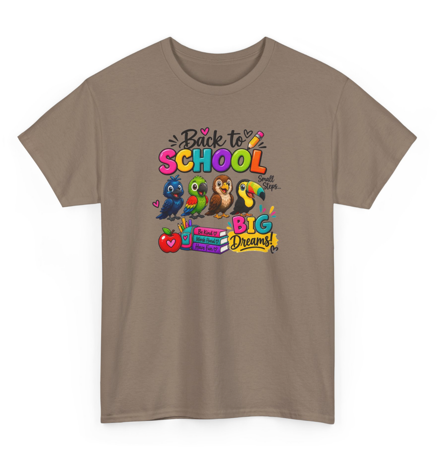 Back to School Teacher Shirt | Small Steps Big Dreams Teacher Tee
