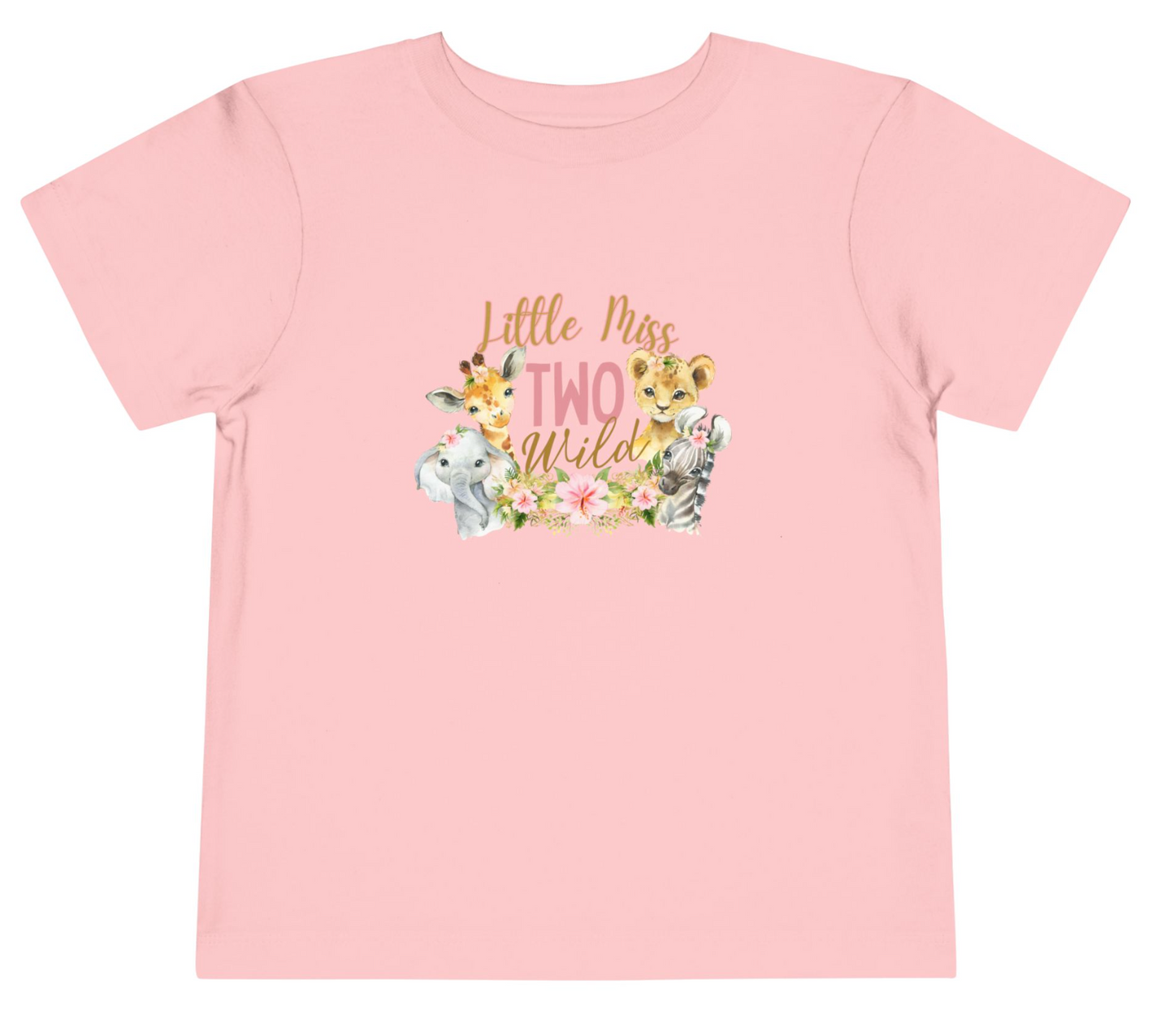 🌸 Little Miss Two Wild Birthday Tee – The Cutest Way to Celebrate Turning TWO! 🌸
