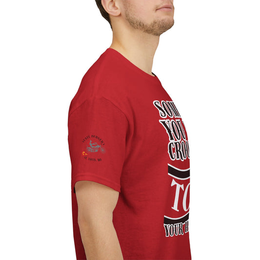 Crooked Roads, Clear Minds Tee w/ Personalized Sleeve