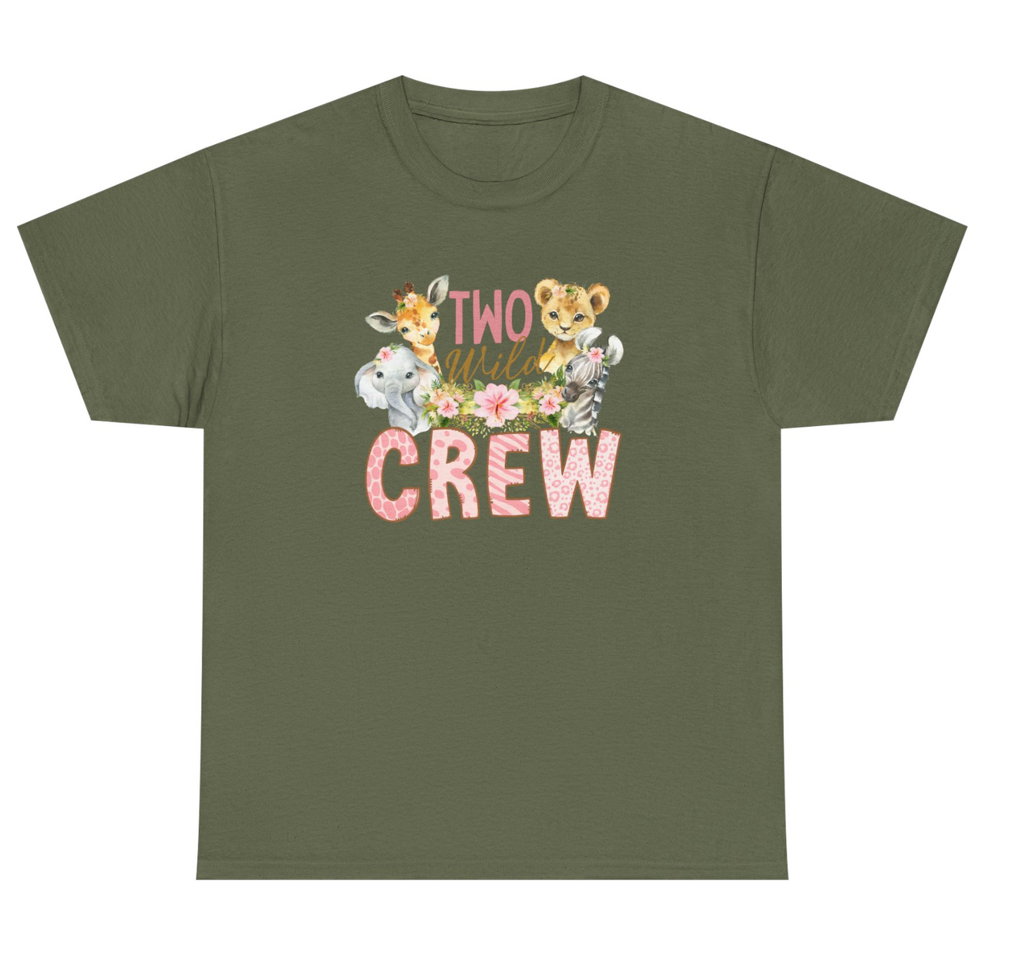 🎉 “Two Wild Crew” Personalized Birthday Tee – For the Grown-Ups Who Party Just as Hard! 🎉