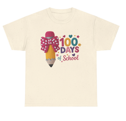 100 Days of School Jumbo Pencil Graphic T-Shirt